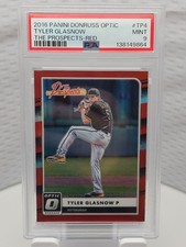 2016 Panini Donruss Optic Tyler Glasnow RC Red /99 Pittsburgh Pirates Card