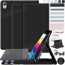 Keyboard with Case Cover For iPad 11th 10th 9th 8th 7th 6th Air 2 3 4 5 6 Pro 11
