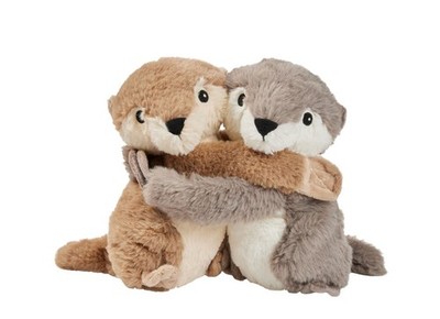 Warmies  Wärmekissen/Stofftier ''Kuschelfreunde Otter 2er Set'' Hirse Lavendelfüll