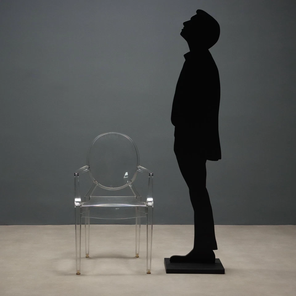 Kartell Louis Ghist Stuhl Design Philippe Starck Polycarbonat Originell - Bild 2 von 4