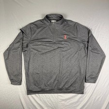 Peter Millar Men’s San Diego State Aztecs Perth Performance 1/4 Zip Size XL