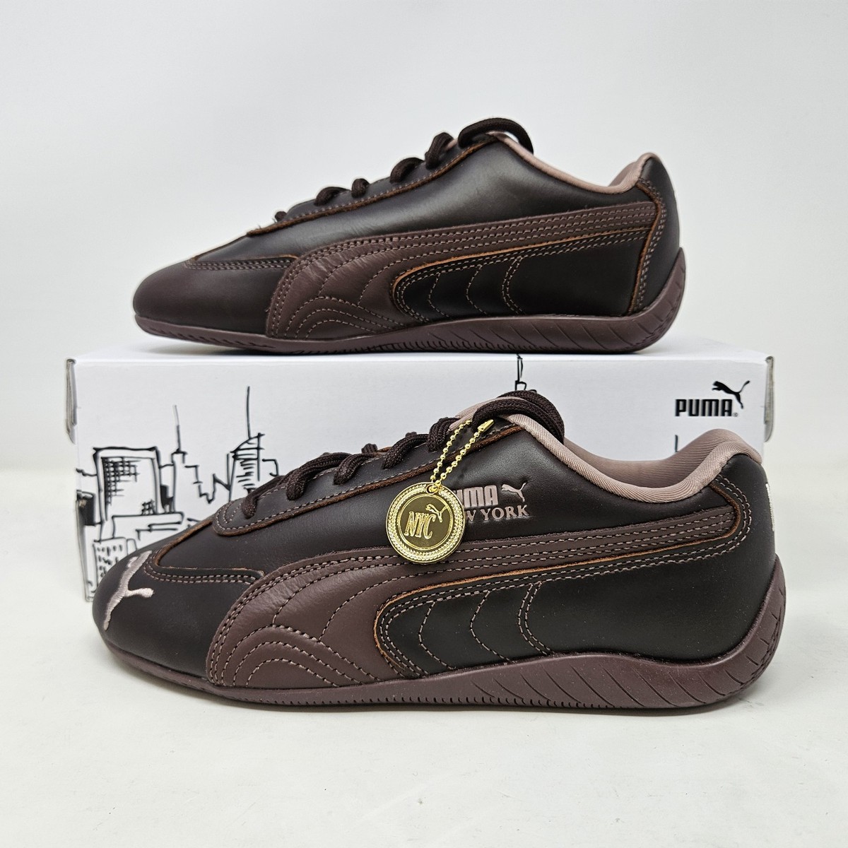 Puma Speedcat OG NYC 'Chocolate Brown' Sneakers / 406716 01
