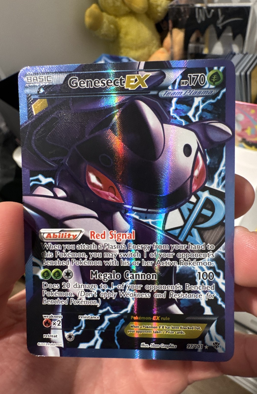 Genesect EX (Team Plasma) (97 Full Art) 97/101 Plasma Blast Holo