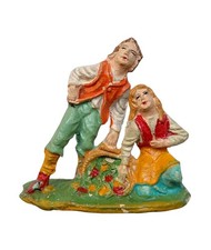 *HH* Antico pastorello pastore presepe Chialù Confalonieri Nardi Statua presepio