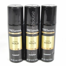 3 TRESemme Extra Hold Hairspray #4 Hold Frizz Control 1.5 oz Travel Size