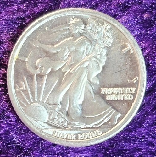 📈🔥NO RESERVE 👀🔥 1/10 Ounce American Eagle Walking Liberty Silver Round