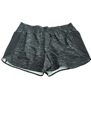 NWT Lands’ End Size XL 14-16 Plus Big Girl Athletic Shorts Pockets Grey Black
