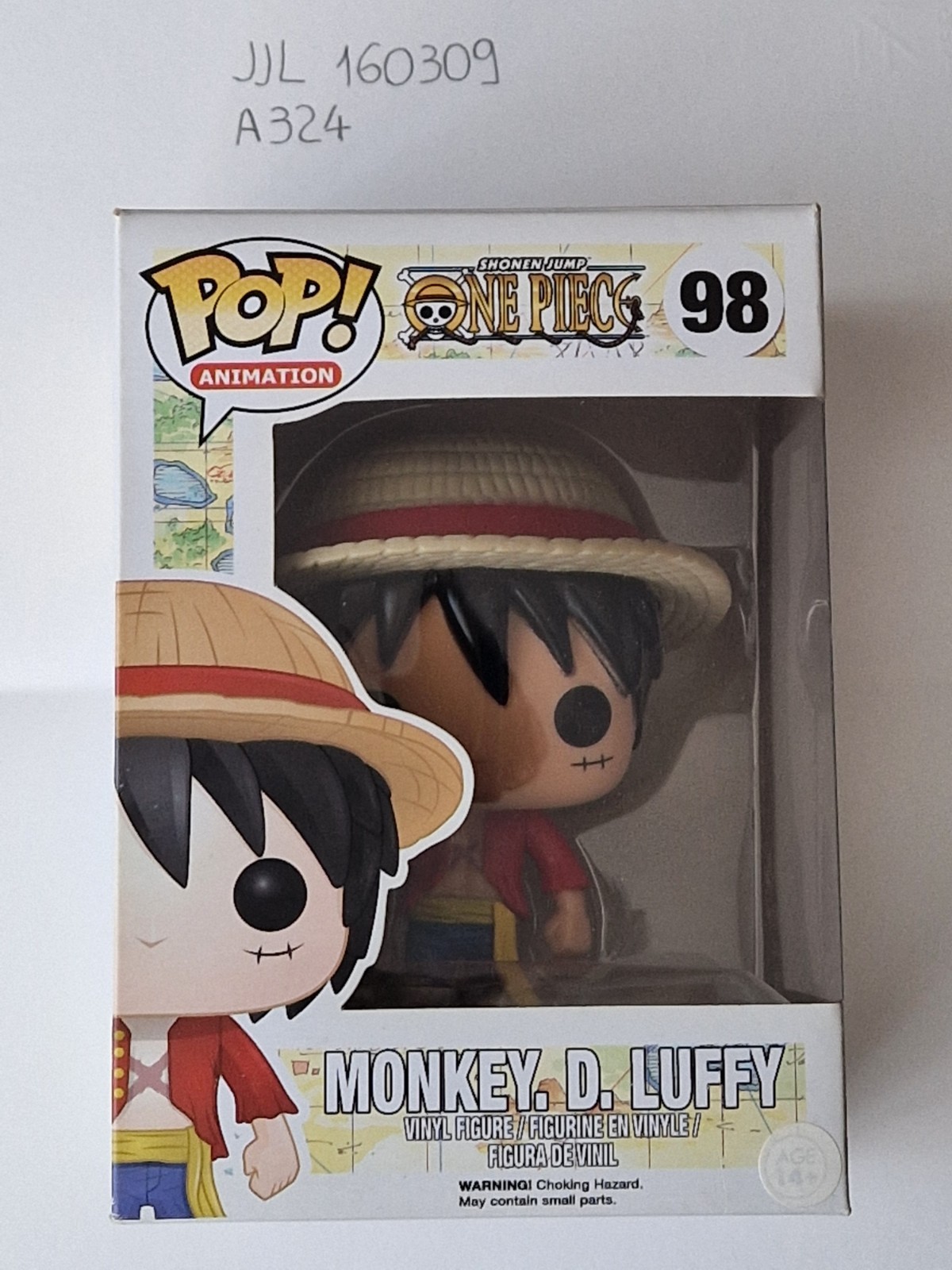 Rare Funko Pop Glossy Hair Monkey. D. Luffy OG First Release JJL160309 A324 2016