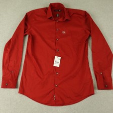 J Ferrar Shirt Mens Medium 15-15.5 34/35 Stretch Slim Fit Button Long Sleeve NWT