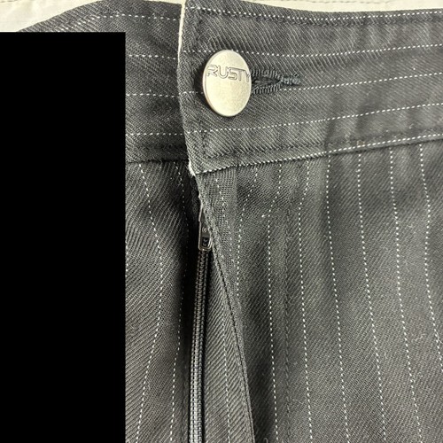 Rusty Shorts Mens Size 34 Black Striped Walk Skate Casual - Picture 4 of 17