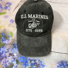 US Marines Hat Cap, Semper Fi Hat, Military Pride Patriotic Embroidery Cap