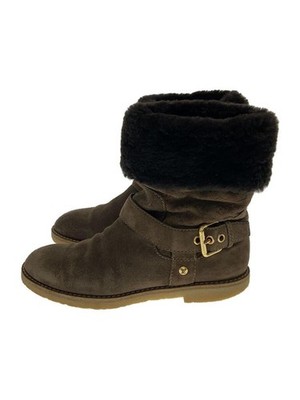 LOUIS VUITTON Boots Size 36.5 / US 6.5 Brown Suede CL5152