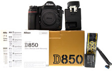 Nikon D850 DSLR Camera Body - 10,325 Shutter Actuations - 45.7MP FX