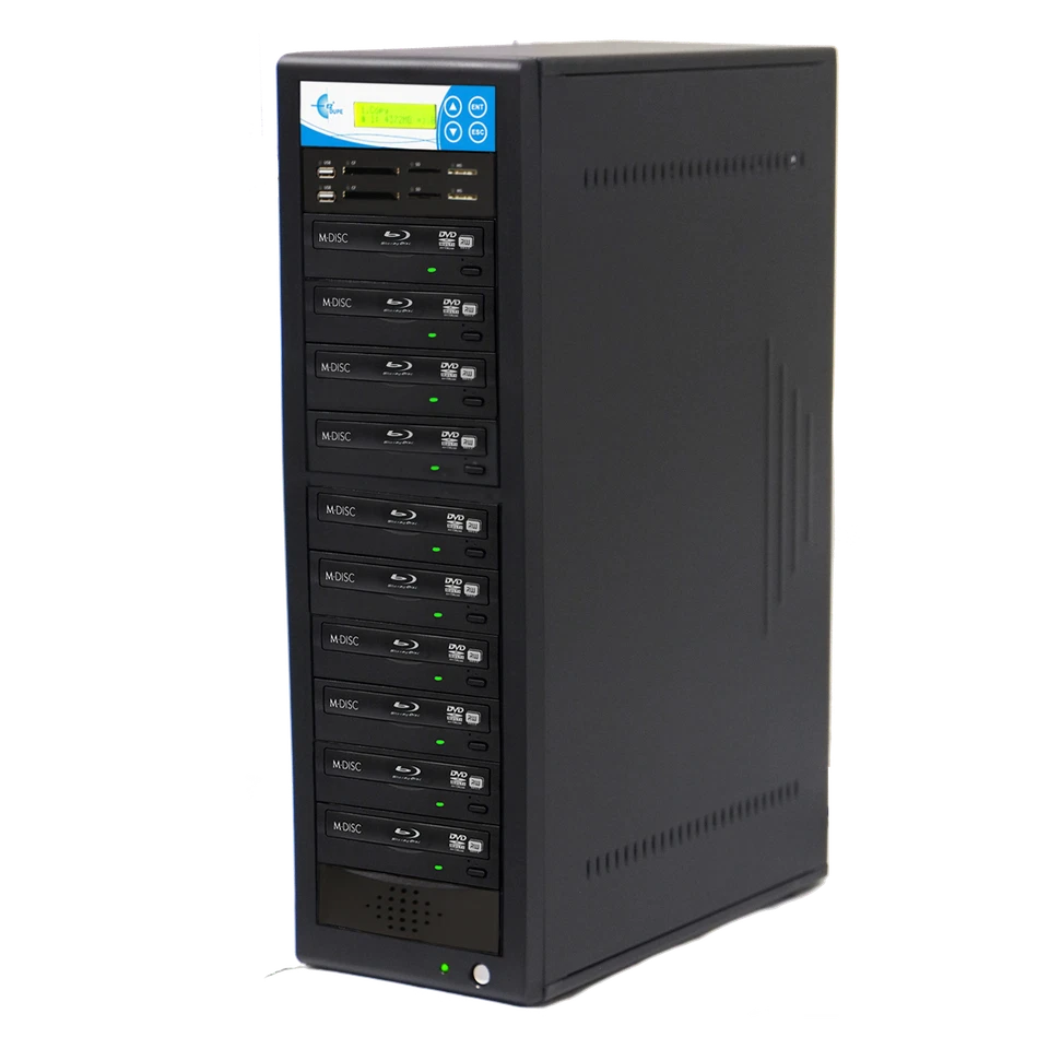 Duplicador EZ DUPE Media Mirror PLUS 1 a 9 - Flash (SD CF MS MMC USB) / DVD Foto 2 de 4