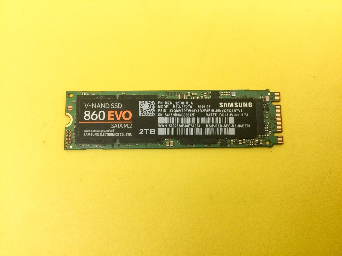 Samsung 860 EVO 2TB M.2 SATA 6Gb/s V-NAND SSD MZ-N6E2T0 | eBay