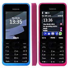 Scheda SIM singola originale Nokia 301 sbloccata 3,15 MP Bluetooth MP3 3G 2,4" telefono