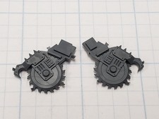 Warhammer 40k Ork Bits Rukkatrukk Squigbuggy Big Chunky Tires x4 Set 02