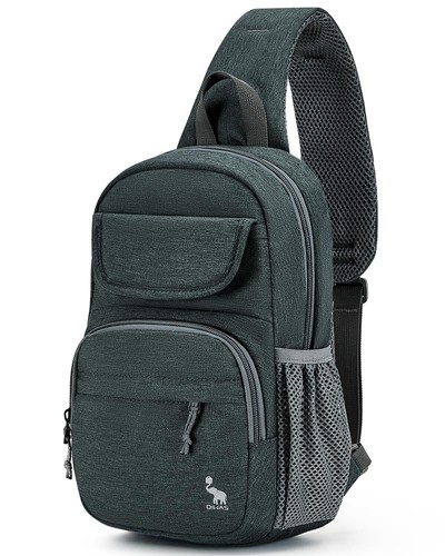 Sling Bag Crossbody Backpack for Men One Strap Backpack Hiking Daypack Chest ... - 第 1/7 張圖片