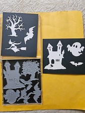 UNBRANDED HALLOWEEN SILHOUETTE DIES 6 DIES 