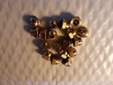 1/4-28 ACORN NUTS BRASS GRADE 360 FINE THREAD