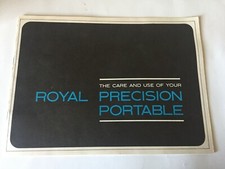 ORIGINAL ROYAL Typewriter - 1978 Instructional Manual thumbnail