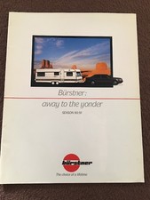 BURSTNER TOURING CARAVAN BROCHURE 1990