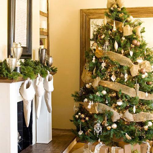 Christmas Wedding Art Craft Decor Poly Mesh Ribbon Metallic WHT PINK Stripe 30' - Picture 7 of 8