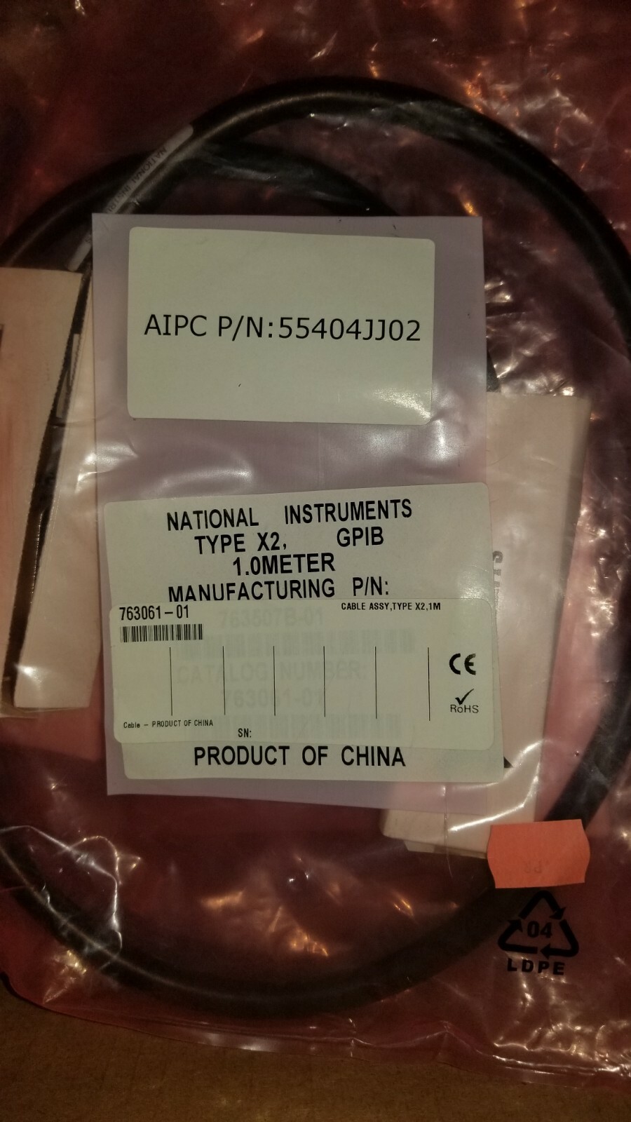 1pcs BRAND NEW ONES NI GPIB Cable 763061-01 #E2 - Foto 12