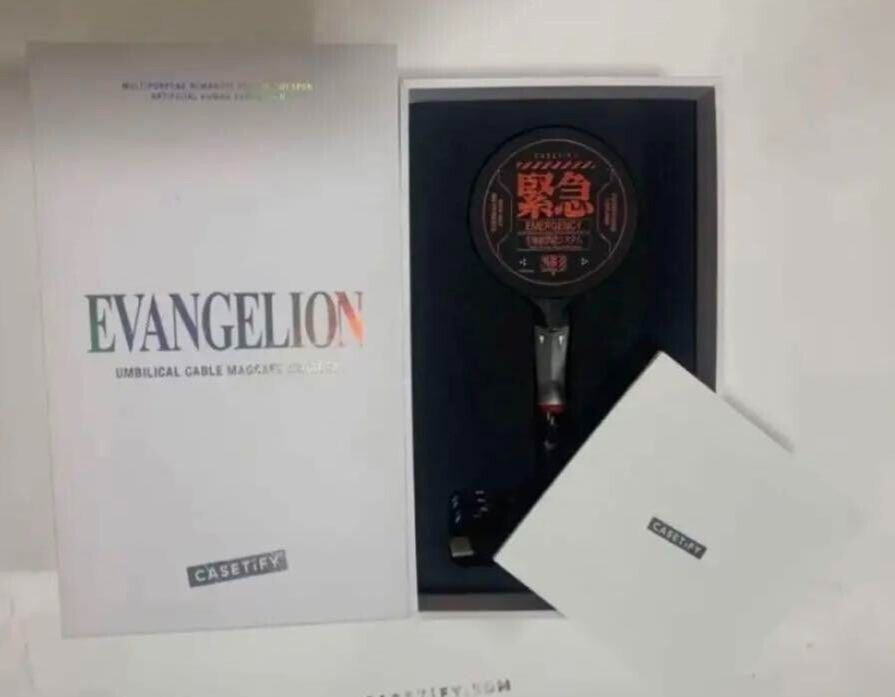 Evangelion casetify collaboration umbilical cable magnetic
