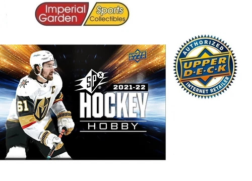 2021-22 UD SPx HOCKEY HOBBY FACTORY SEALED BOX