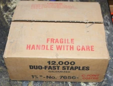 Duo-Fast Staples  7656   1 3/4"  C-Point Coated 11,900