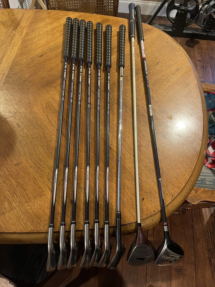 Yonex V-Mass 400fl Iron Set 4-9 Yonex cyperstar P Wedge 2 Drivers RH W Flex Grap - Image 2 of 4