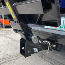 2" Foldable Trailer Hitch Mount Shank Truck Adapter Wheelchair Cargo Carrier Kit