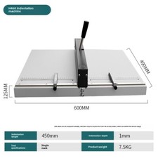 Copri piegatrice piegatrice e rilegatrice pieghevole