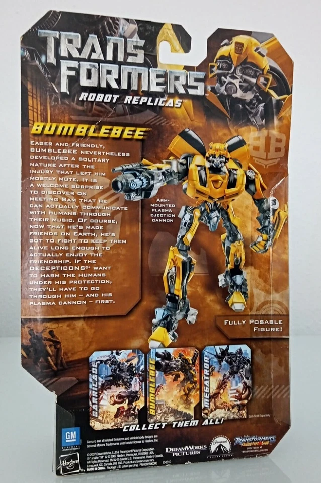 TRANSFORMERS BUMBLEBEE FIGURA ROBOT REPLICAS DE HASBRO - Imagen 2 de 4