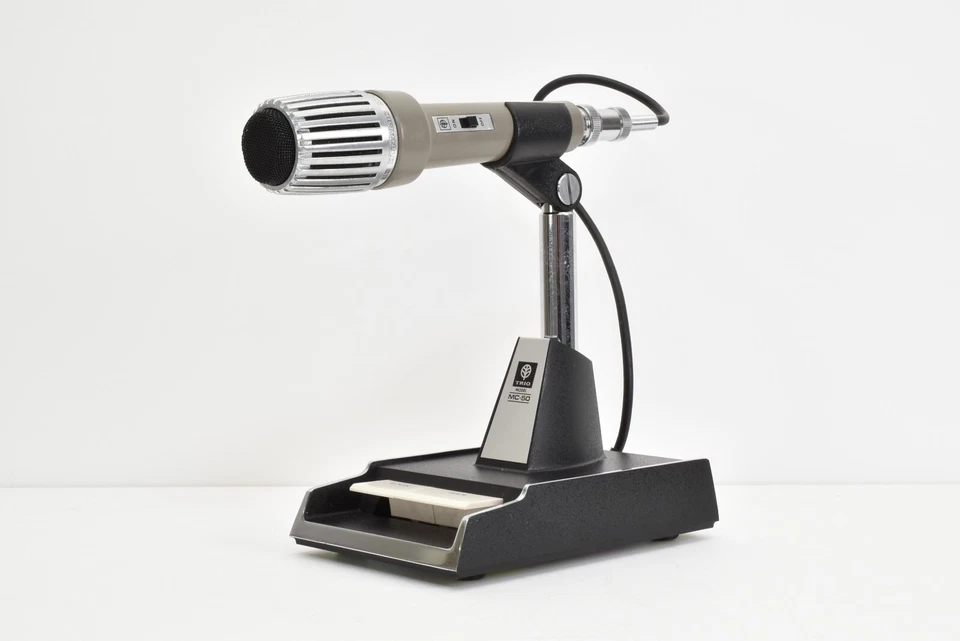 * UNUSED * TRIO MC-50 KENWOOD Stand Microphone 4 Pin Dynamic Microphon Ham Radio - Image 3 of 4