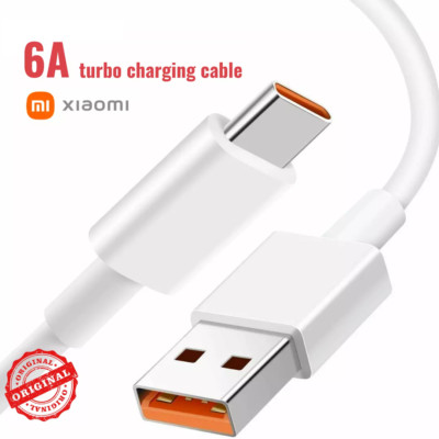 Genuine Xiaomi Redmi Mi Turbo Charge 6A USB Type C to Type A Charging Data Cable