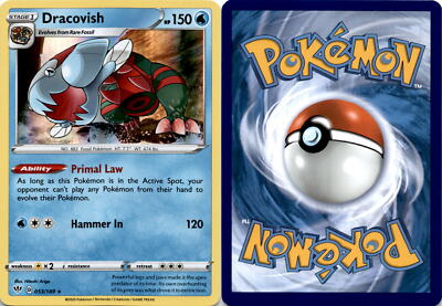2020 Pokemon, Darkness Ablaze, #53/189 Dracovish, Holo Rare | eBay 2020 Pokemon, Darkness Ablaze, #53/189 Dracovish, Holo Rare | eBay