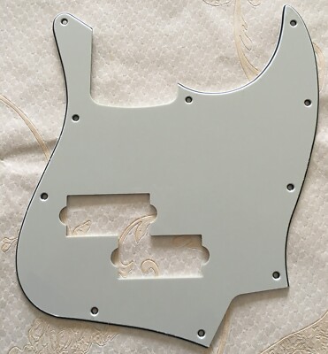 Pick Top Jazz Bass With PB Pickup Hole Guitar Pickguard,3 Ply Parchment