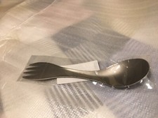 Titanium Spork Lightweight Spoon Fork Cutlery for Outdoor Camping Easy Clean