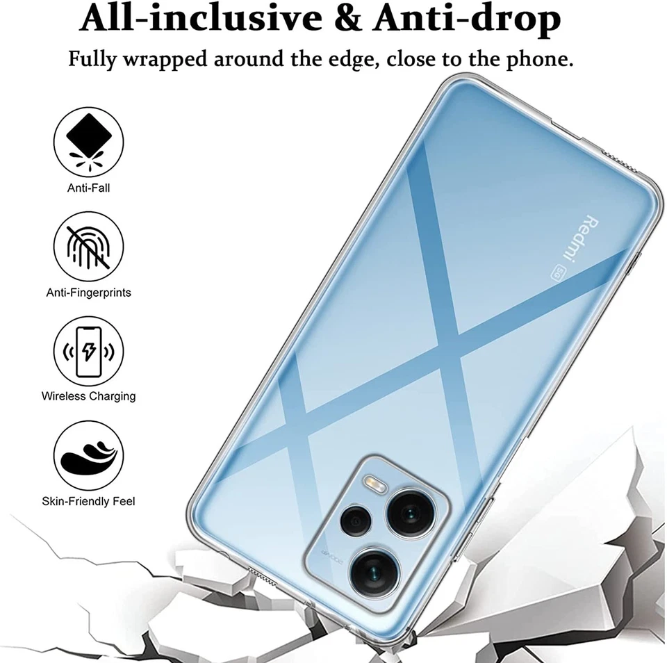 COVER PER XIAOMI REDMI NOTE 12 PRO PLUS 5G  4G  + PELLICOLA VETRO TEMPERATO - Immagine 2 di 4