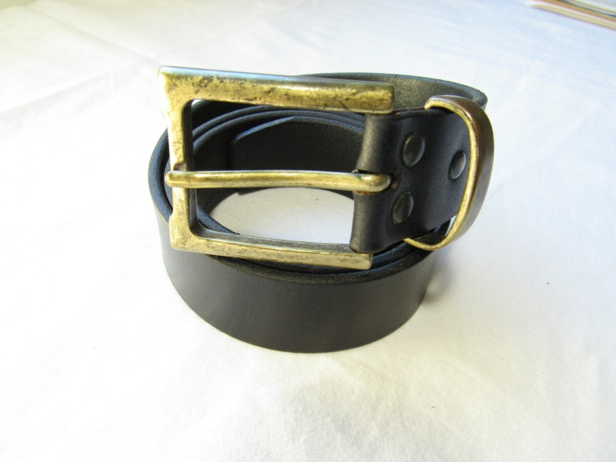 BADICHI Israel Size 34 Black Leather Belt | eBay display picture 1