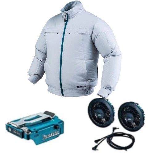 Makita Cooling Fan Jacket FJ216DZ With Fan Battery Holder Set S 4L Size 14.4 18V