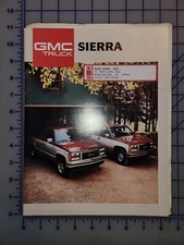 1988 GMC Sierra Pickup Truck Brochure 