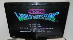 Vintage Nintendo Tecmo World Wrestling Video Game NES Cartridge VHTF