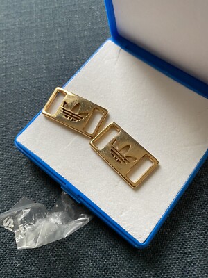 Adidas Originals Shoelace Charm Accessories Gold Very Rare