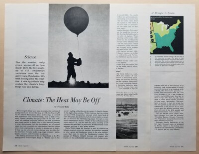Climate: The Heat May Be Off        1954 Magazine Article on Temperature Change
