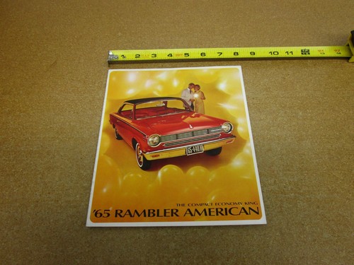 1965 AMC Rambler American sales brochure 12 pg ORIGINAL literature