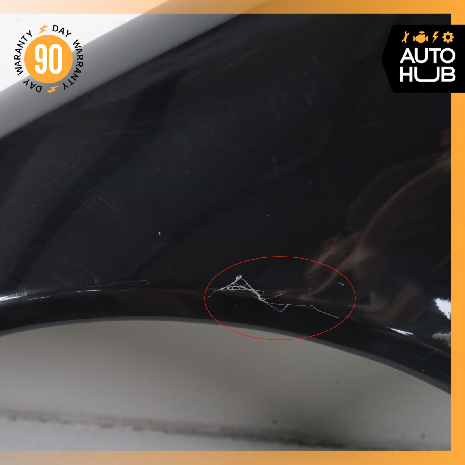 03-13 Maserati Quattroporte M139 Left Driver Side Fender Assembly Black OEM