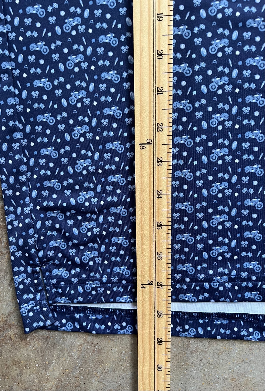 Straight Down Performance Golf Athletic Polo Moto… - image 6